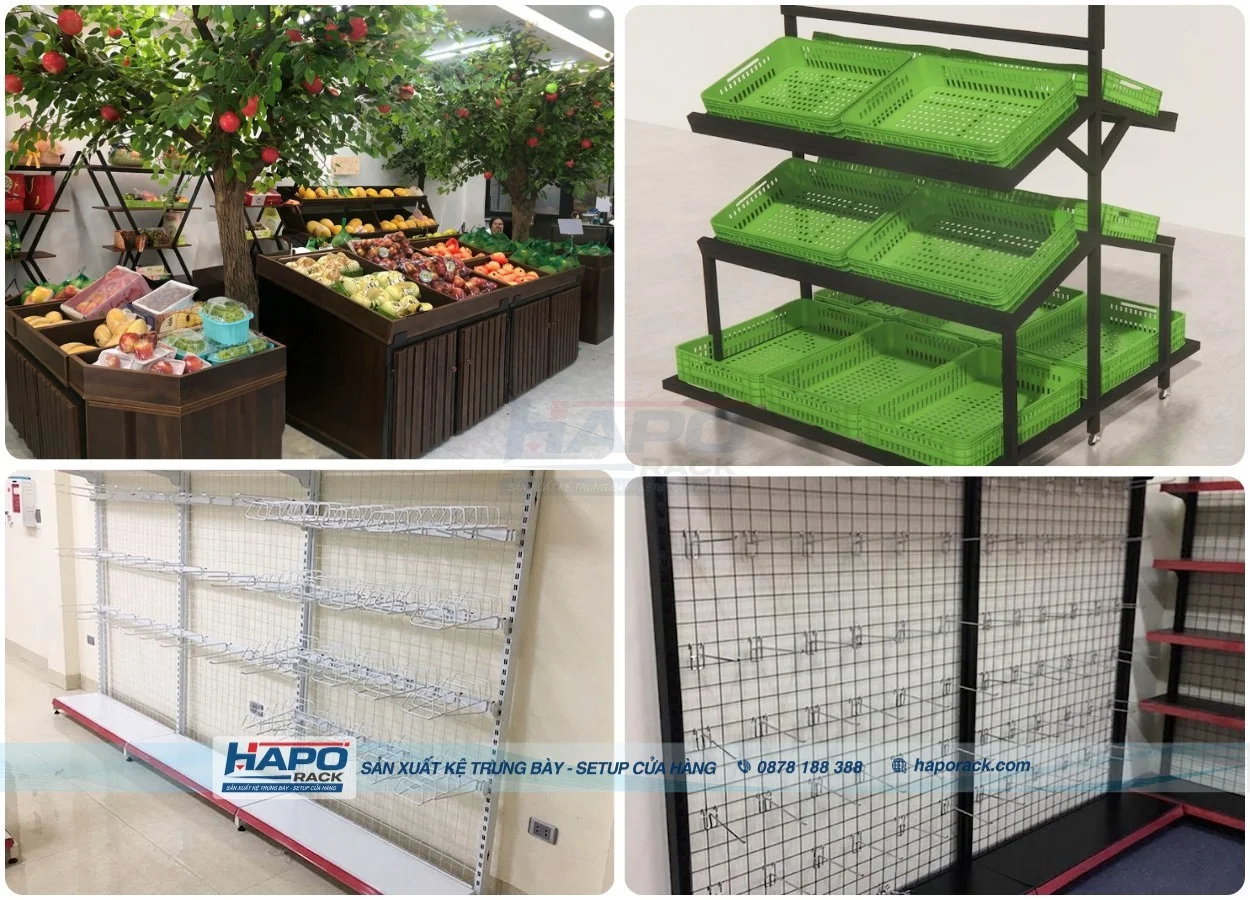 Xưởng Sản Xuất Kệ Trưng Bày Siêu Thị Tại P. An Phú Đông TP. Hồ Chí Minh Uy Tín