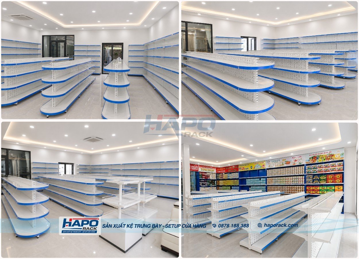 Xưởng Sản Xuất Kệ Siêu Thị Tại Khánh Hòa