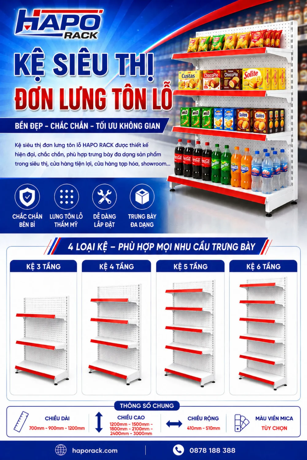 Giải Pháp Kệ Siêu Thị Tại Khánh Hòa Cho Mọi Mô Hình Bán Lẻ