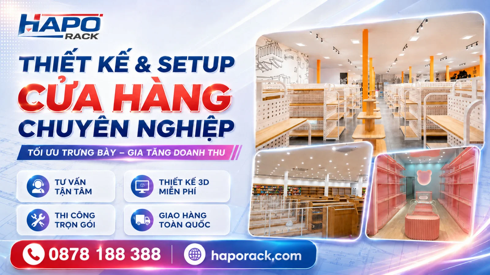 Giải Pháp Trưng Bày: Xưởng Kệ Siêu Thị Cà Mau