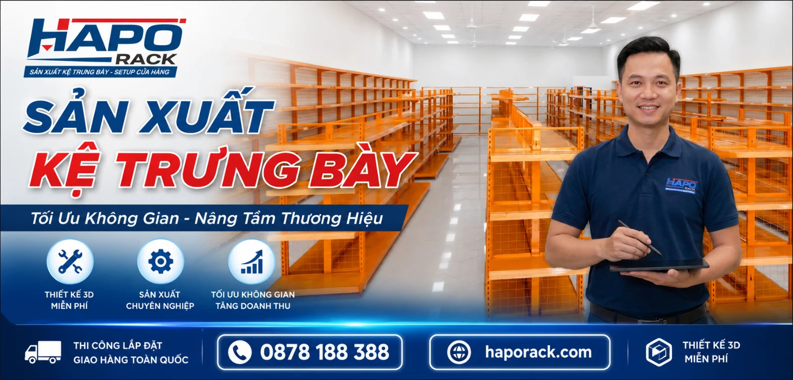 HAPO Rack – Xưởng Sản Xuất Kệ Siêu Thị Tại Bình Dương