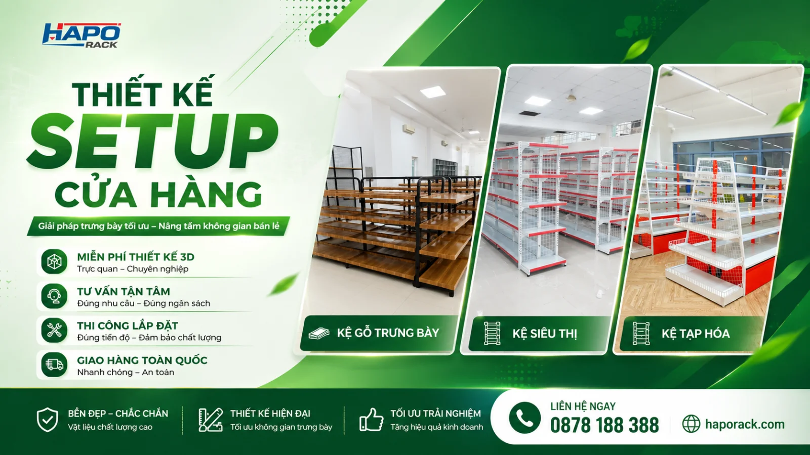 HAPO Rack – Xưởng Sản Xuất Kệ Siêu Thị Tại Tiền Giang