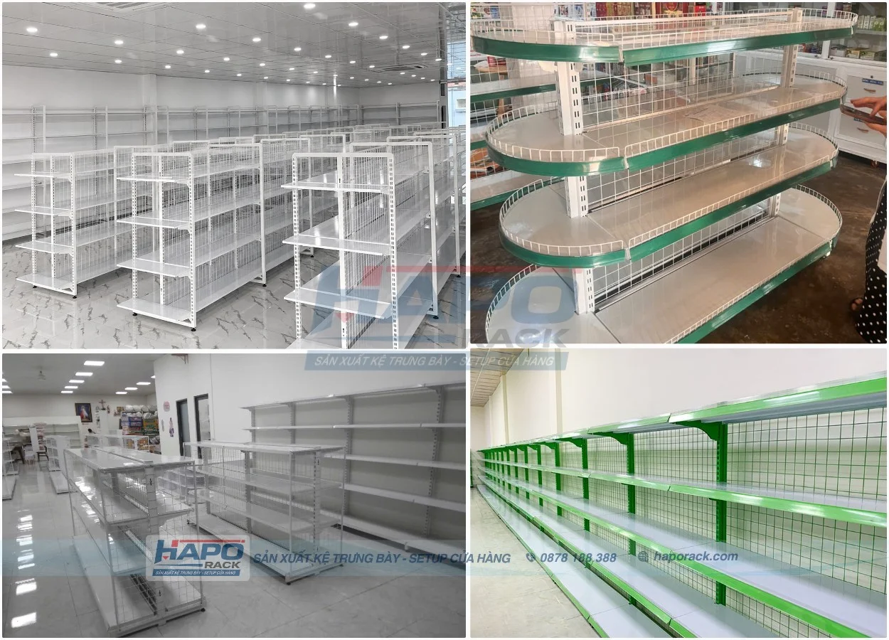 Kệ Siêu Thị Bền Đẹp – Xưởng Sản Xuất Tại Bạc Liêu