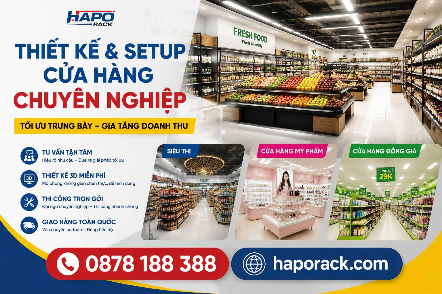 Kệ Siêu Thị Tại Kiên Giang – Giải Pháp Setup Cửa Hàng Chuyên Nghiệp