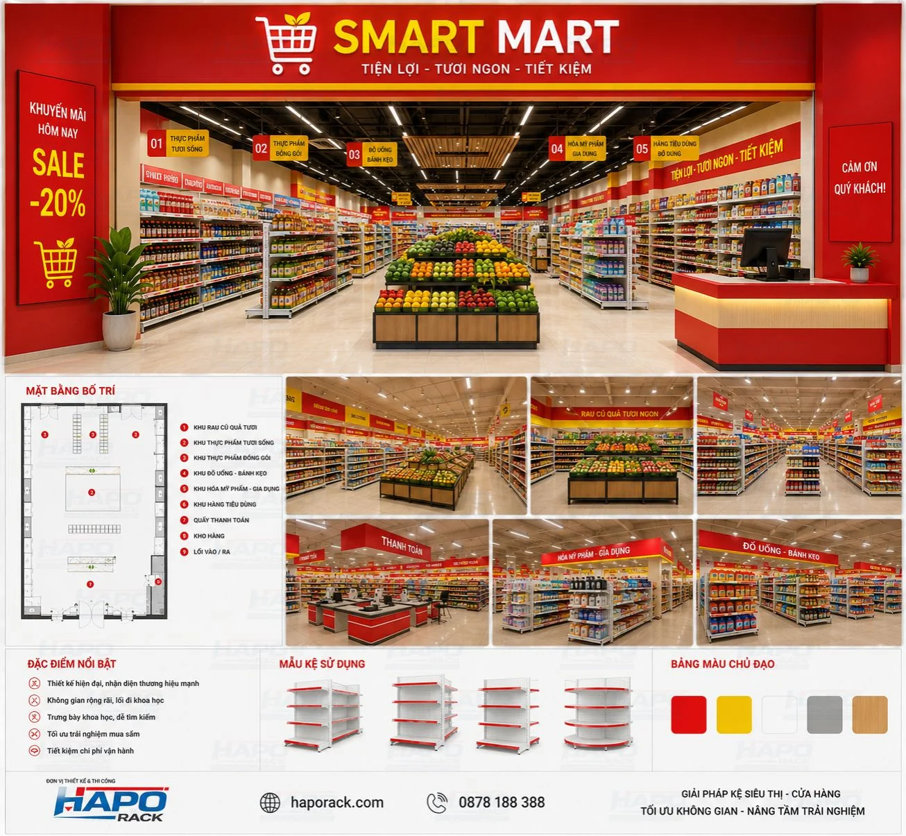 Thiết Kế Siêu Thị Tại Tây Ninh