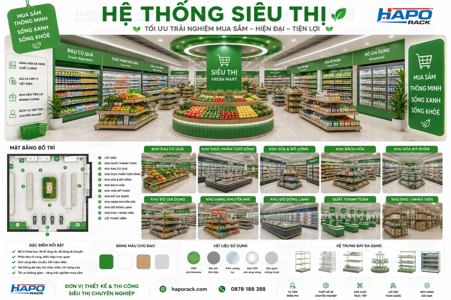 Thiết Kế Hệ Thống Siêu Thị Tại Bến Tre