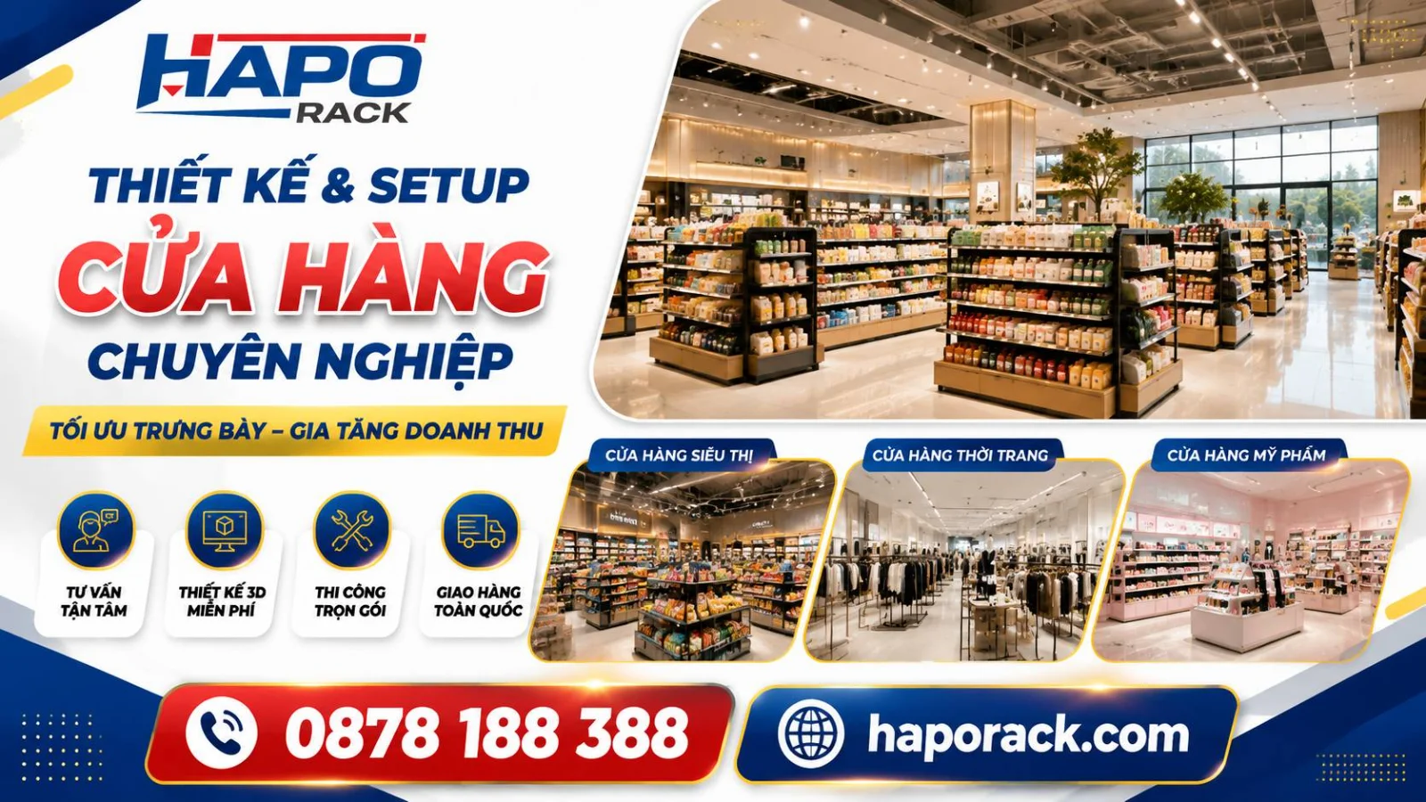 Xưởng Gia Công Kệ Siêu Thị Tại Kiên Giang Thiết Kế Theo Nhu Cầu