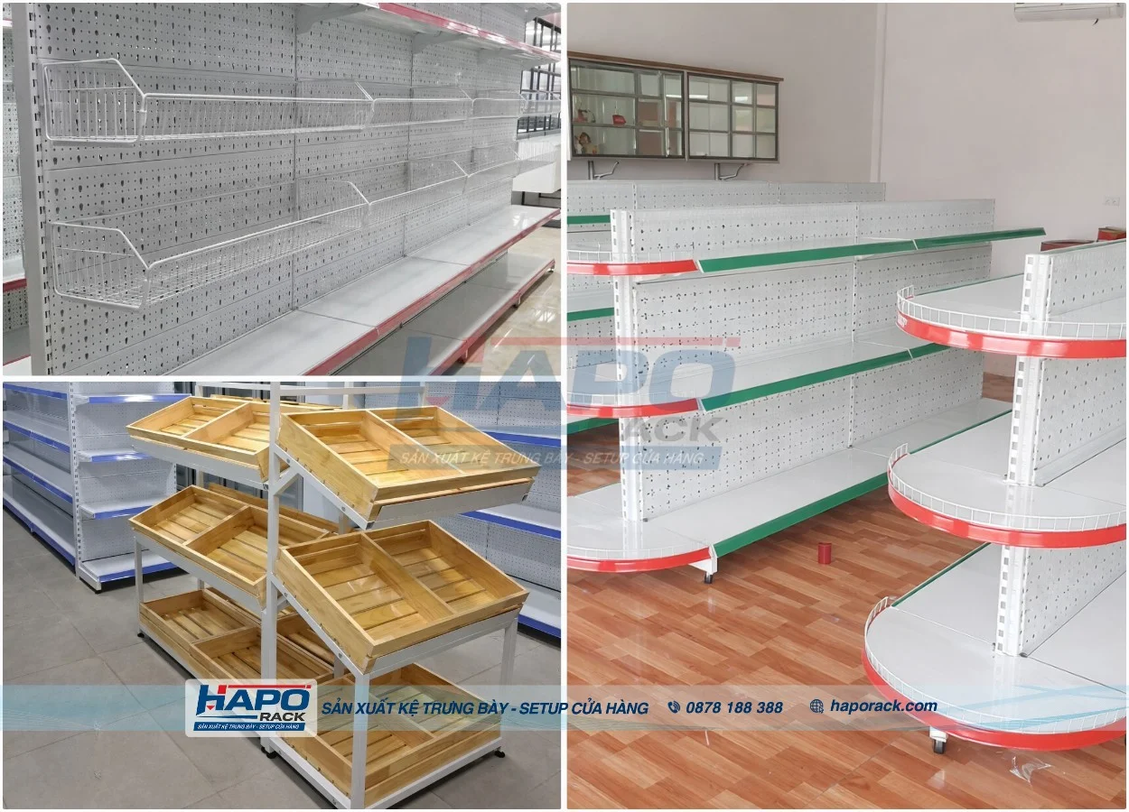 Xưởng Gia Công Kệ Siêu Thị Tại P. Phước Bình Đồng Nai Chất Lượng Cao