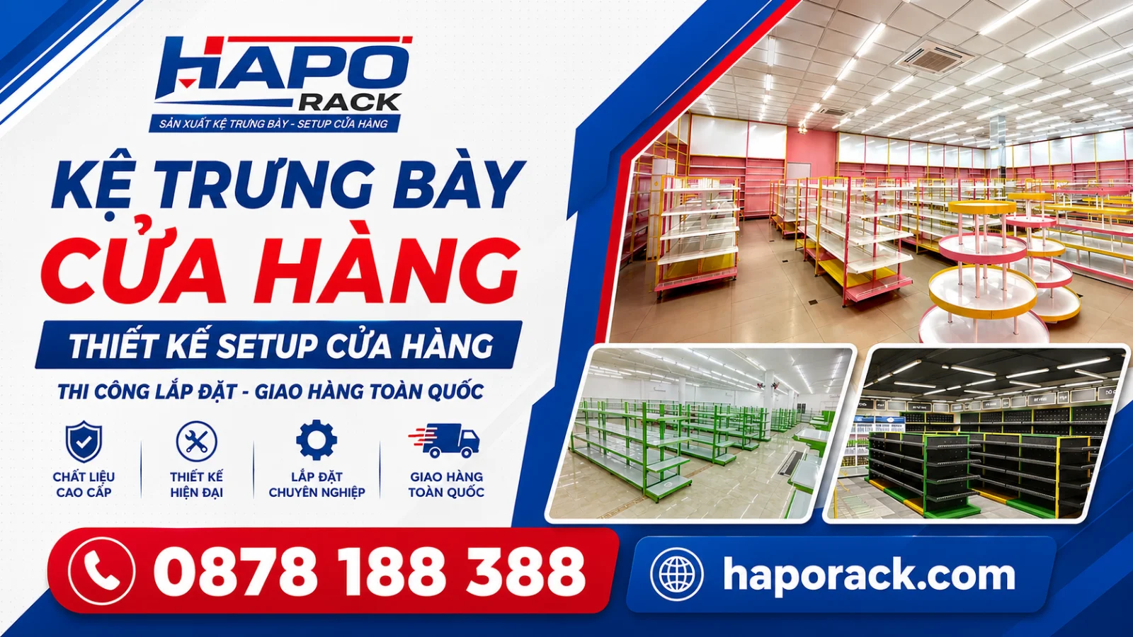 Xưởng Kệ Siêu Thị Chất Lượng Cao Tại P. Bình Long Đồng Nai