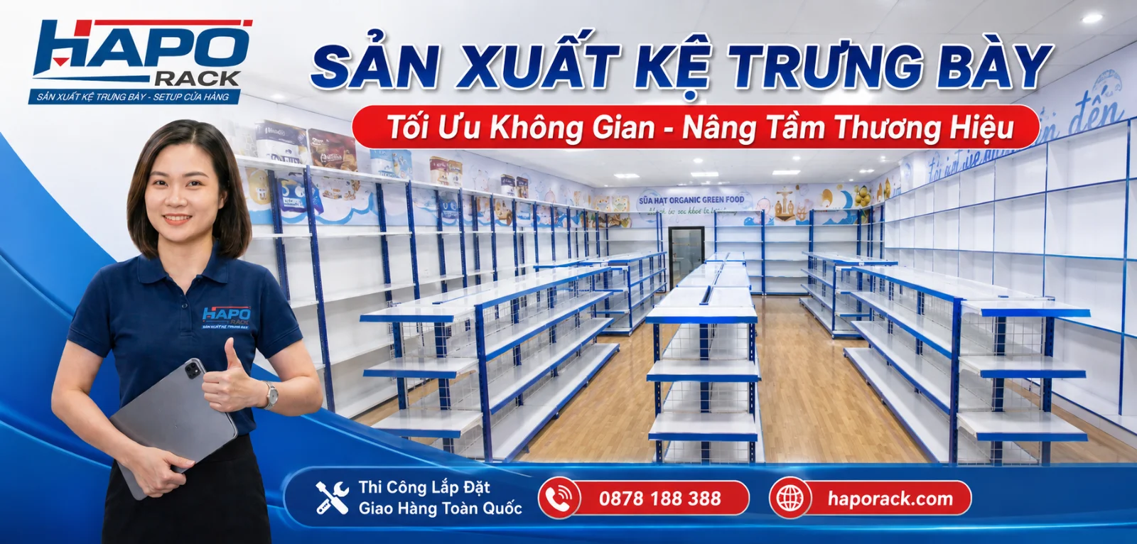 Xưởng Kệ Siêu Thị Đồng Nai Thi Công Nhanh Giá Tốt