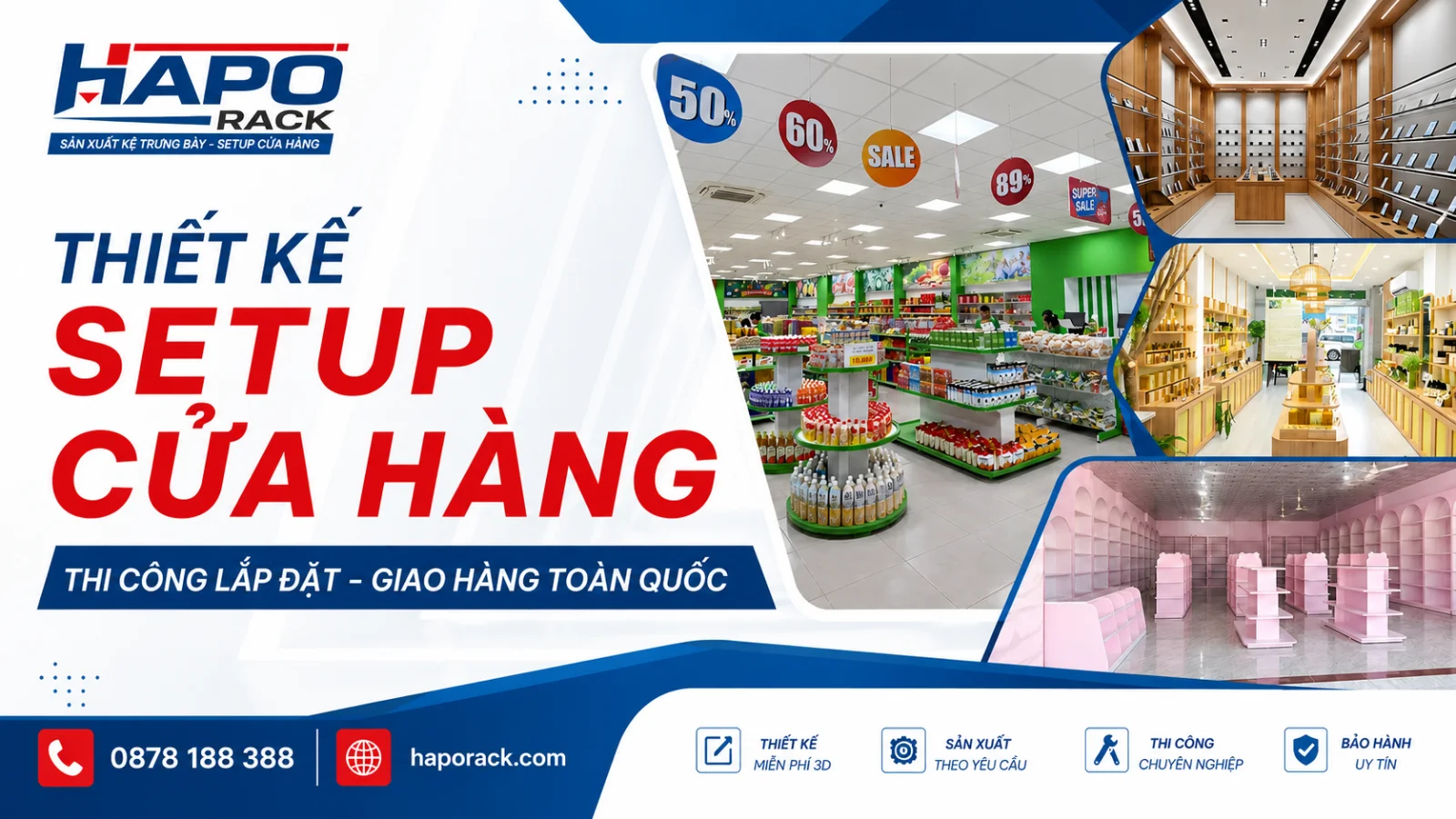 Xưởng Kệ Siêu Thị P. An Lạc TP. Hồ Chí Minh – Sản Xuất Trực Tiếp, Không Qua Trung Gian