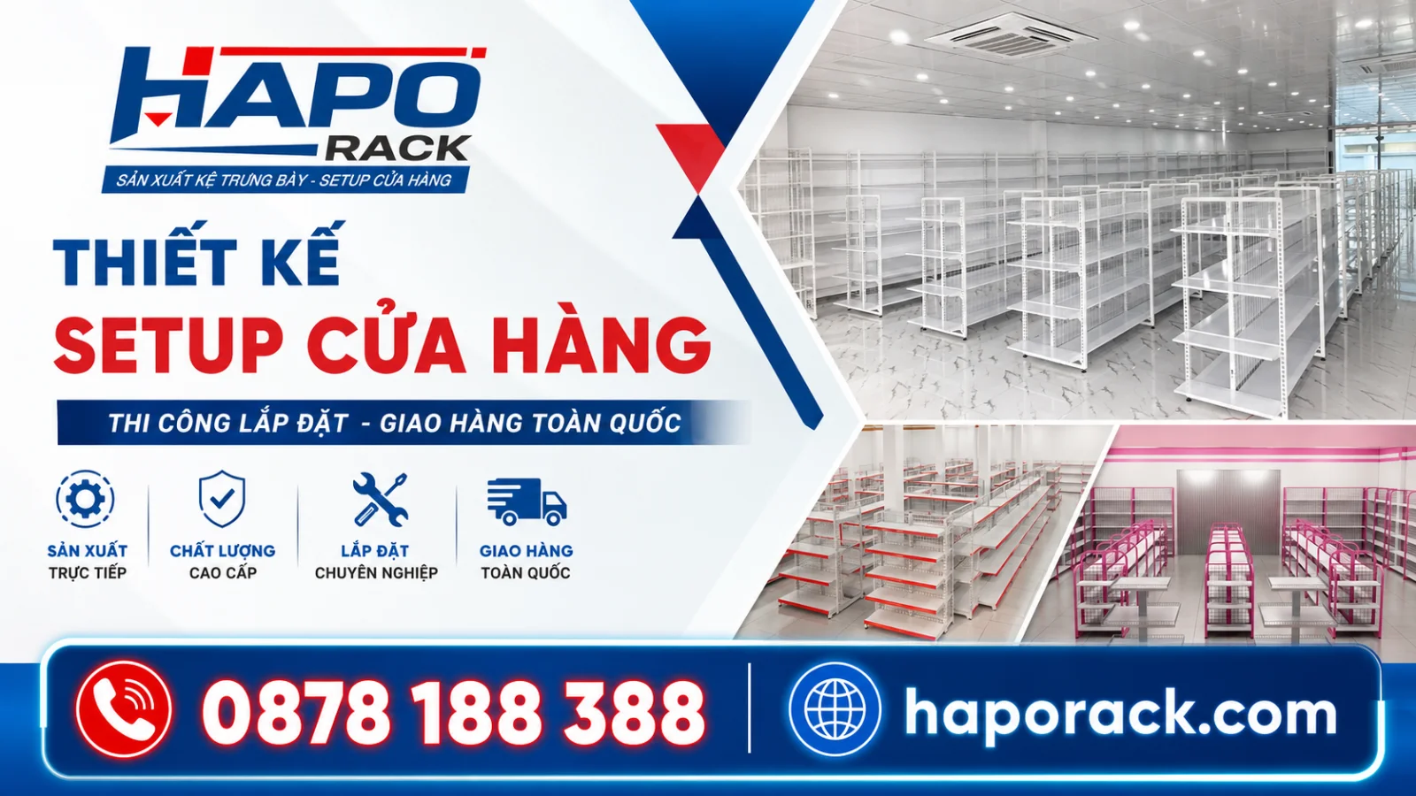 Xưởng Kệ Siêu Thị Tại P. Phước Long Đồng Nai Thi Công Trọn Gói Giá Tốt