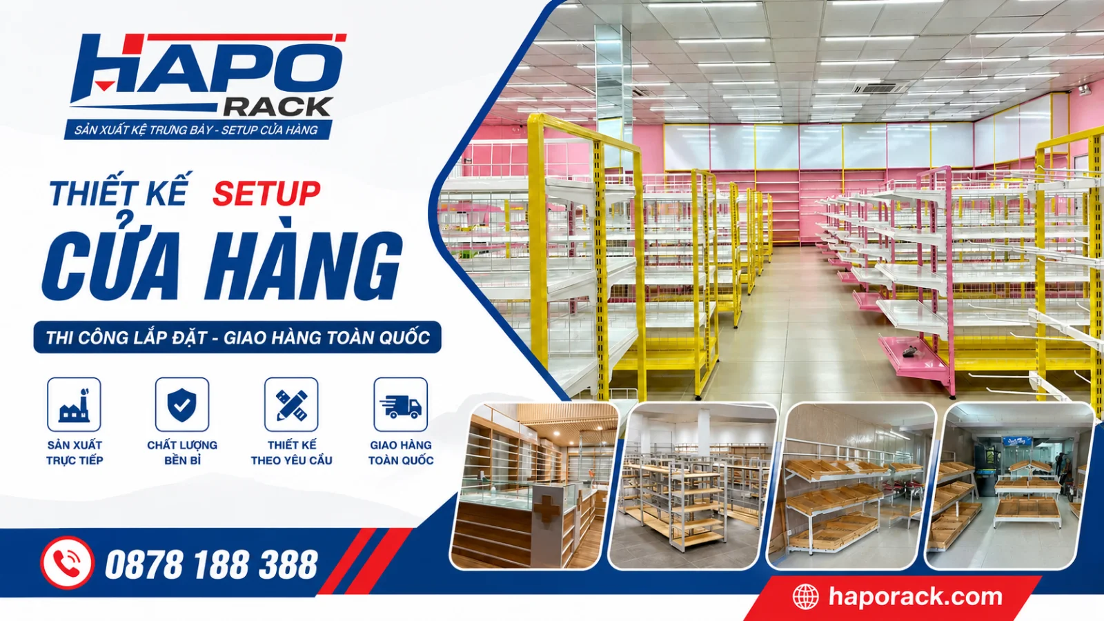 Xưởng Kệ Siêu Thị Tại P. Tân Hưng TP. Hồ Chí Minh Giá Rẻ, Bền Đẹp, Giao Nhanh