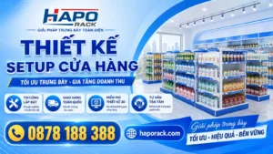 Xưởng Kệ Siêu Thị Tại Trà Vinh – Thiết Kế 3D & Lắp Đặt Tận Nơi