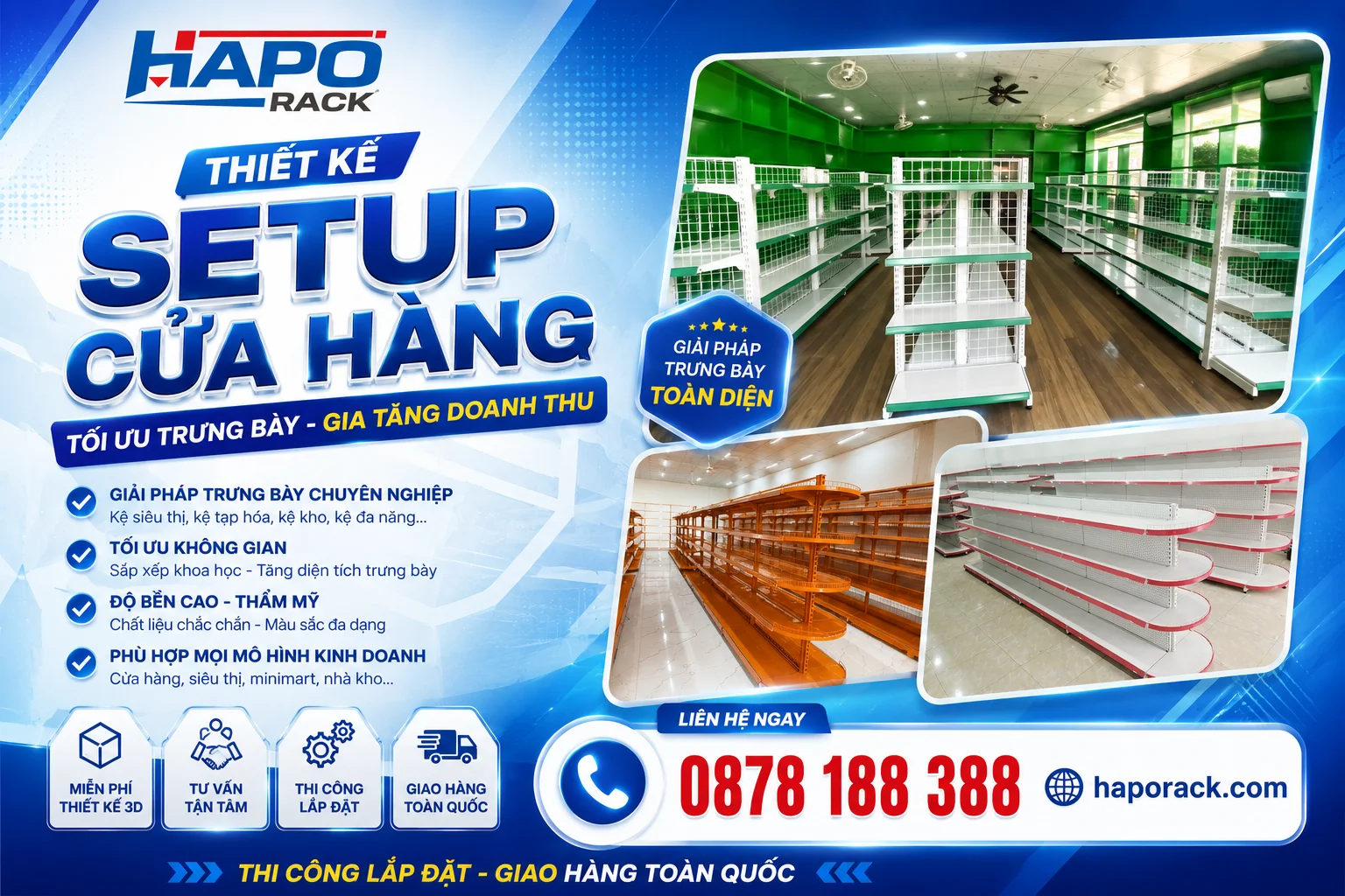 Xưởng Kệ Siêu Thị Trà Vinh – Thiết Kế & Lắp Đặt Trọn Gói