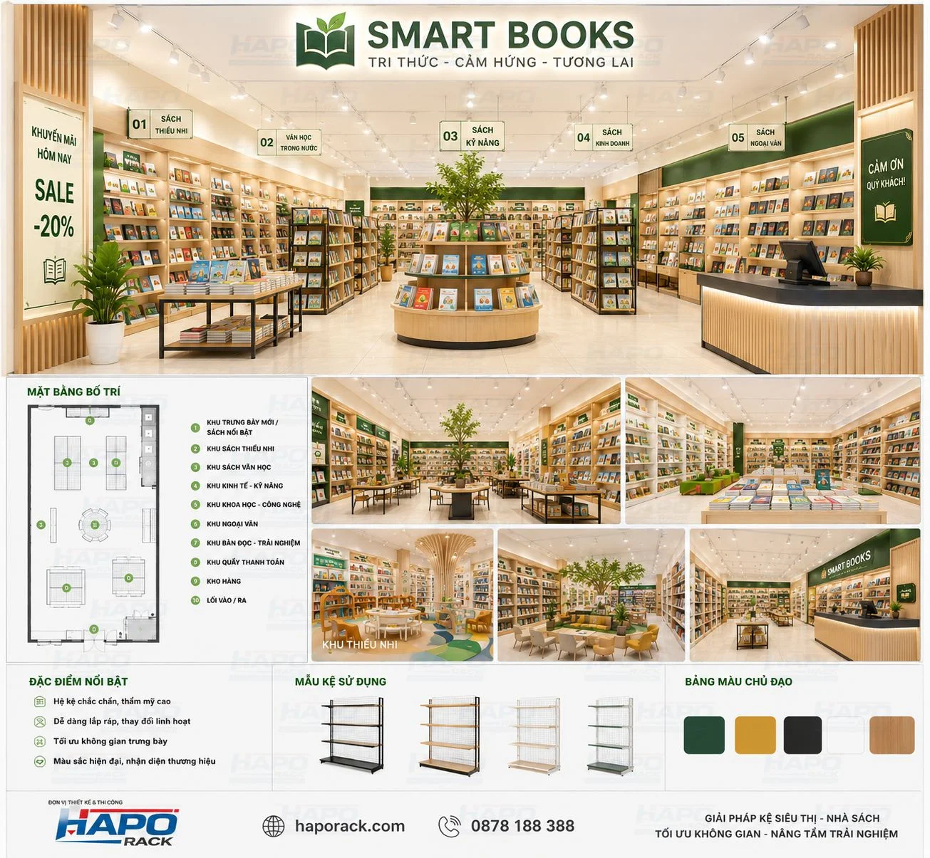 Thiết Kế Hệ Thống Nhà Sách Tại TP. Cần Thơ