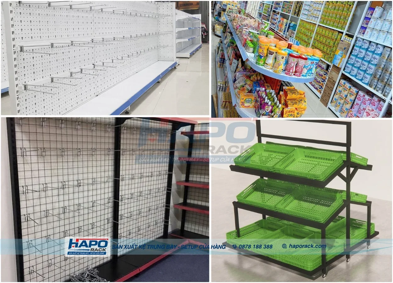 Xưởng Làm Kệ Siêu Thị Tại P. Phước Long Đồng Nai Theo Yêu Cầu
