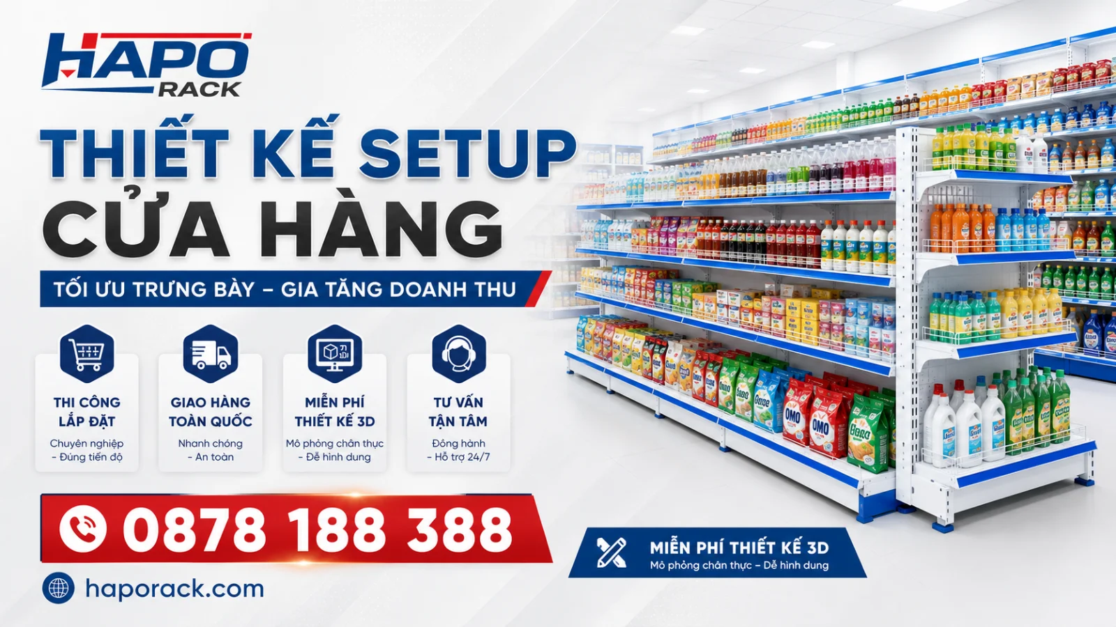 Xưởng Làm Kệ Siêu Thị Tại TP. Cần Thơ Được Nhiều Khách Hàng Tin Chọn