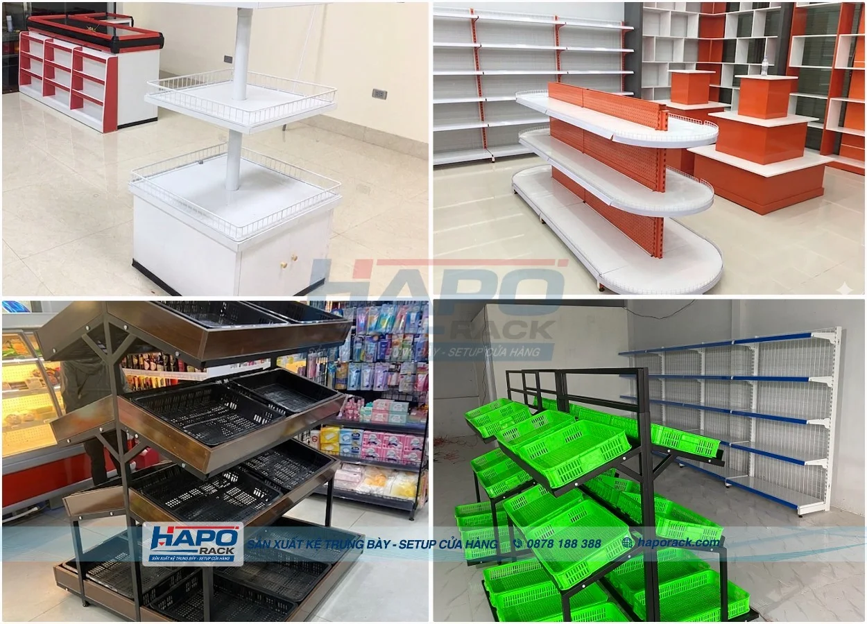 Xưởng Làm Kệ Siêu Thị Theo Yêu Cầu Tại Đồng Nai