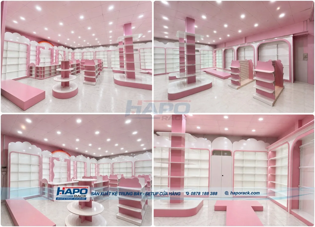 Xưởng Sản Xuất Kệ Siêu Thị Tại Đắk Nông Cho Siêu Thị Mini, Showroom