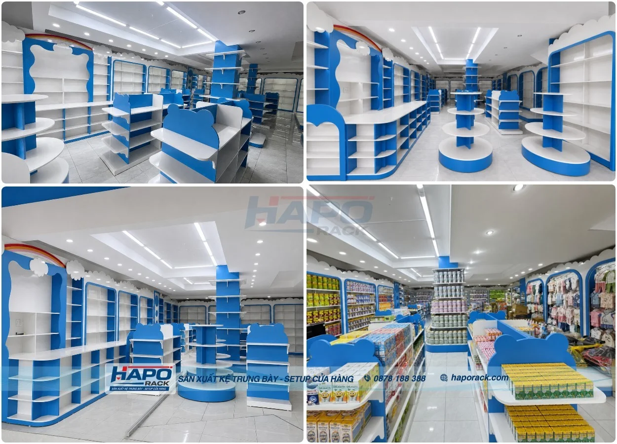Xưởng Sản Xuất Kệ Siêu Thị Tại Gia Lai Uy Tín Cho Cửa Hàng Hiện Đại