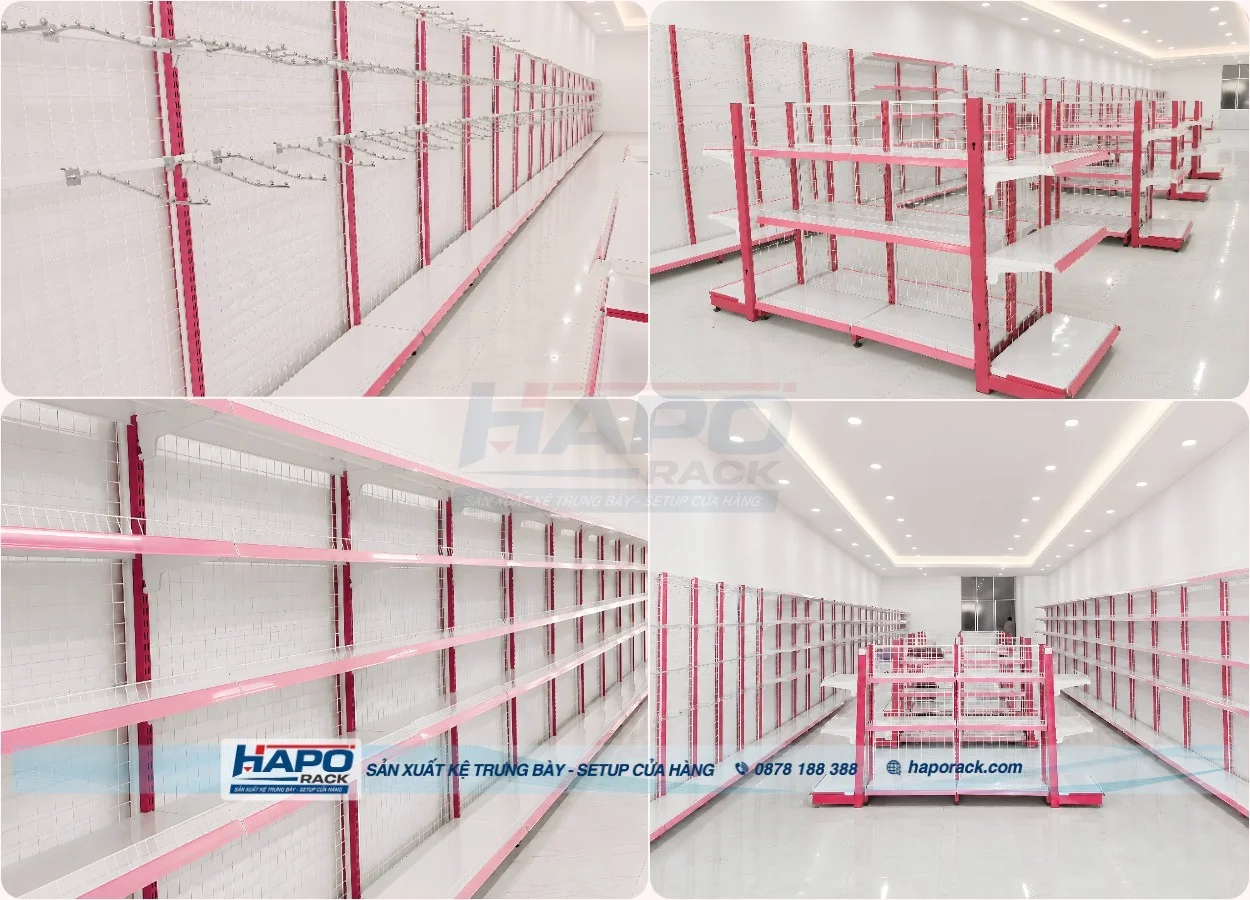 Xưởng Sản Xuất Kệ Siêu Thị Tại Kon Tum Cho Cửa Hàng Và Minimart