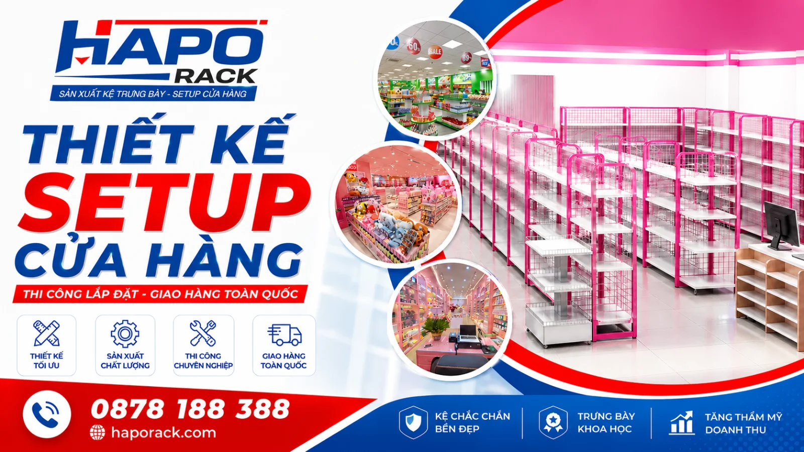 Xưởng sản xuất kệ siêu thị tại P. Phú Định TP. Hồ Chí Minh – Nhận thiết kế theo yêu cầu