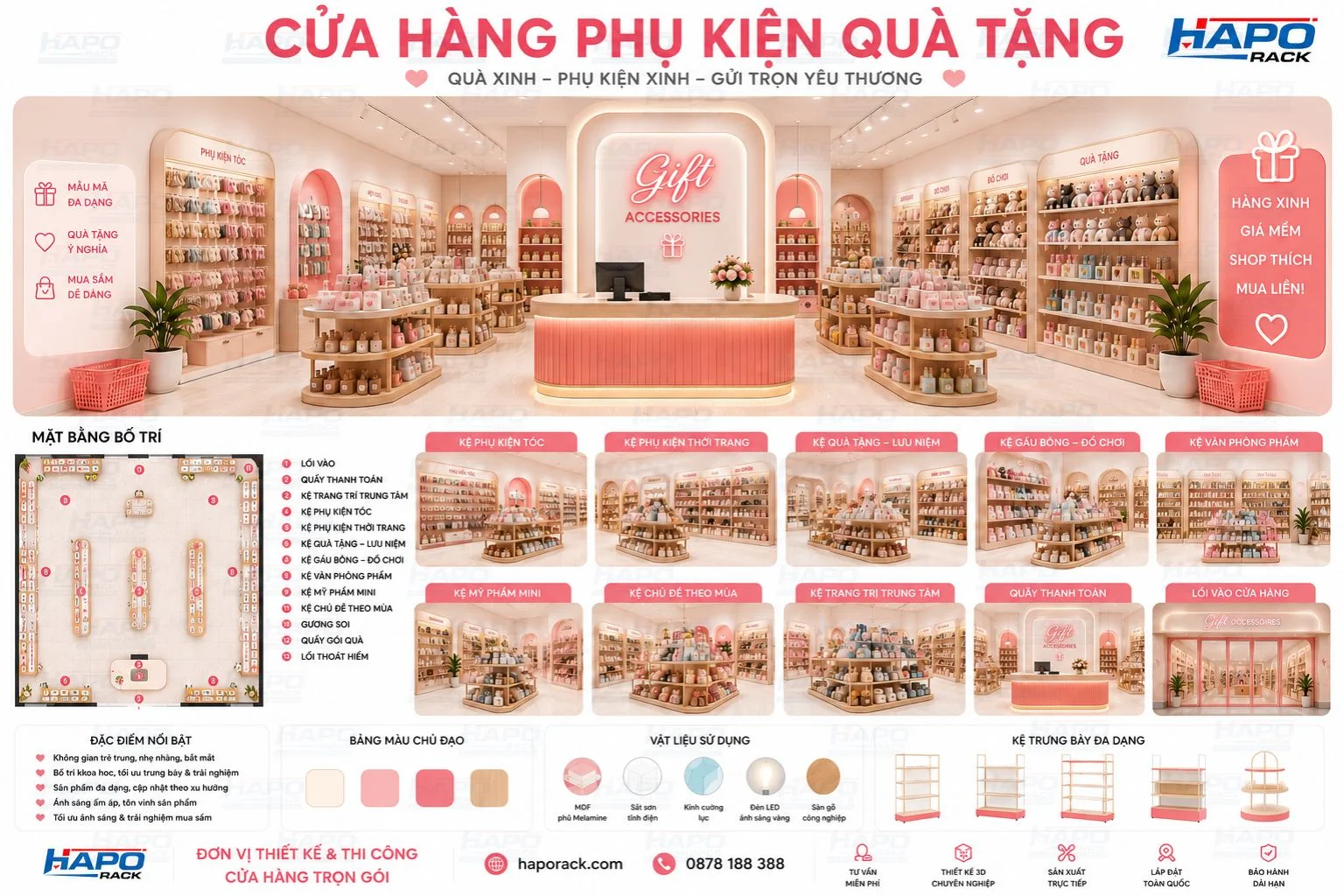 Thiết Kế Cửa Hàng Quà Tặng Tại Phú Yên