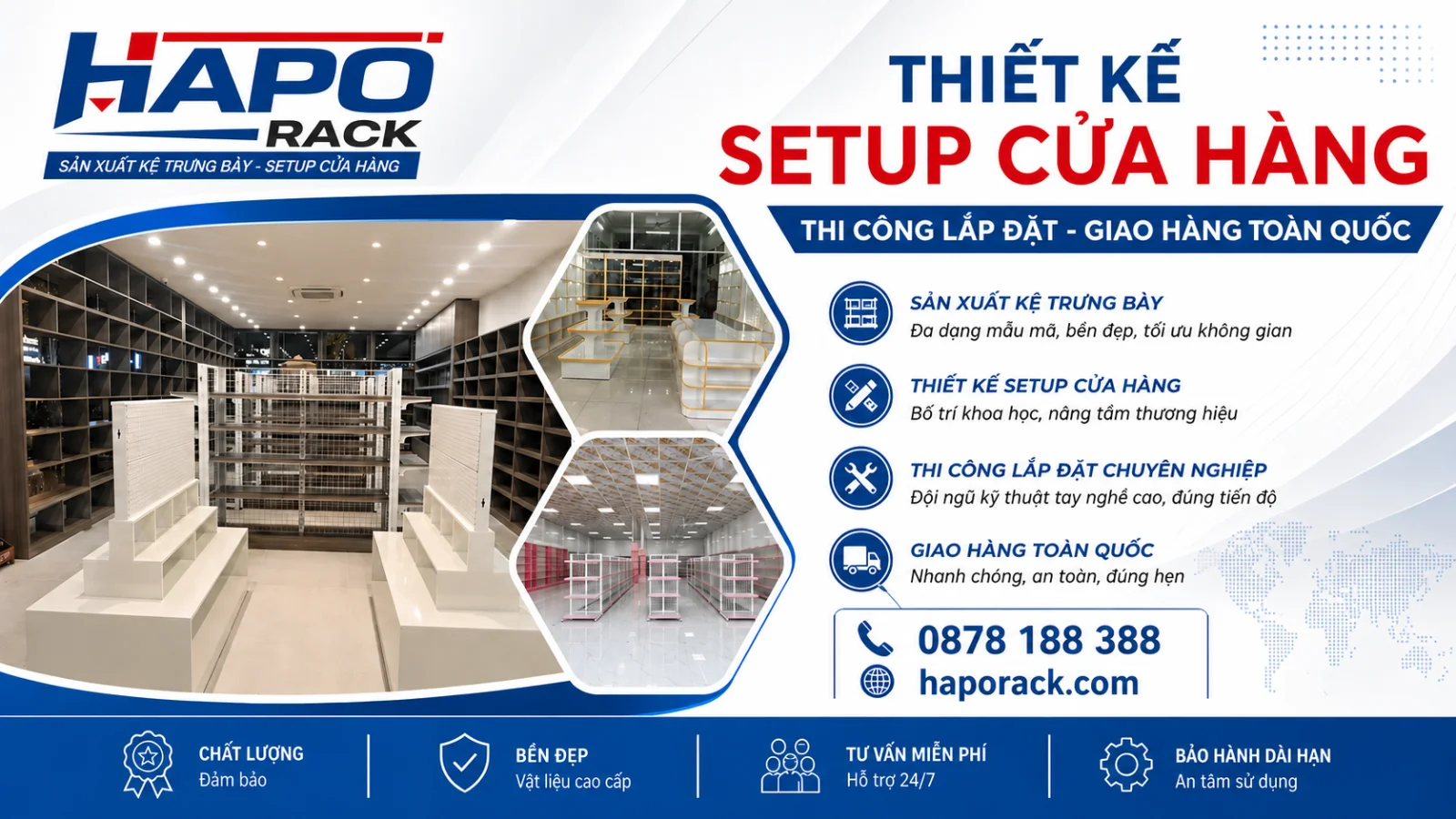 Xưởng Thiết Kế & Sản Xuất Kệ Siêu Thị Tại P. Tân Tạo TP. Hồ Chí Minh Chuyên Nghiệp