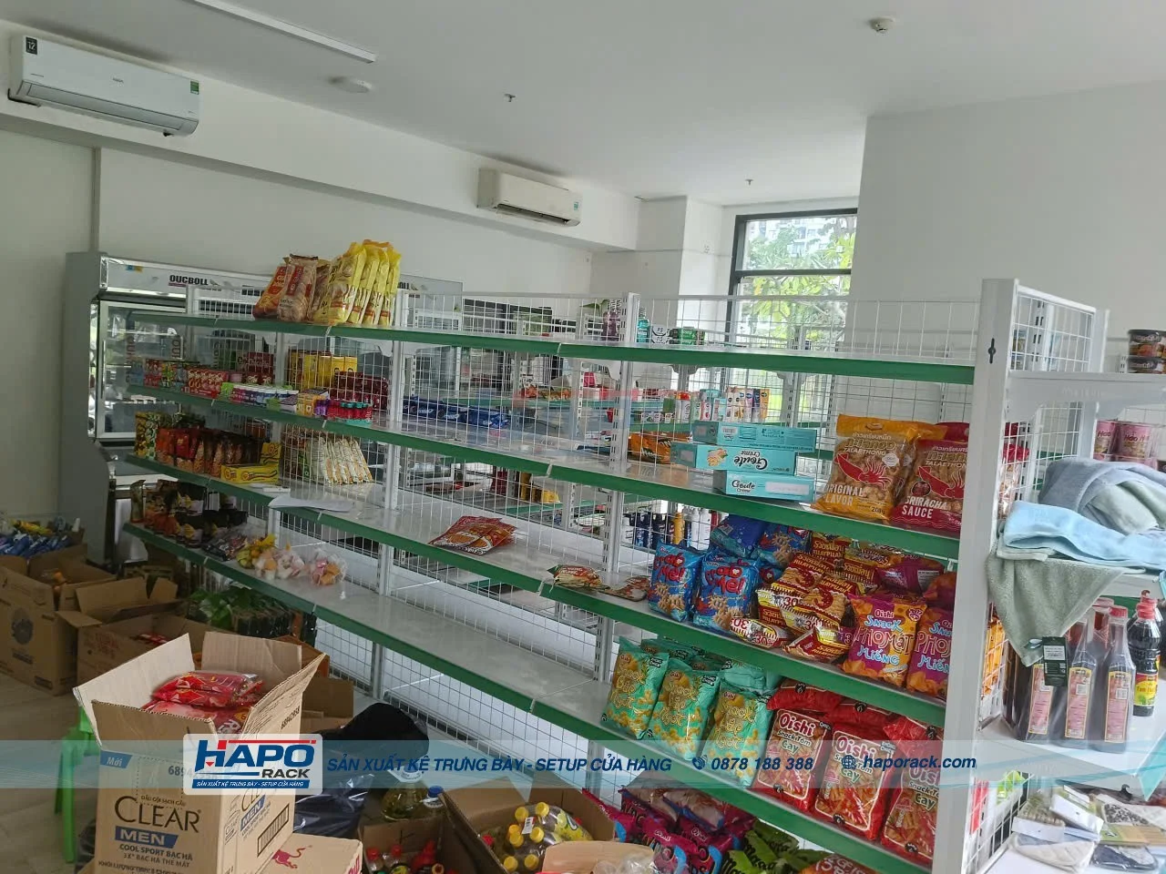 Dự Án Kệ Trưng Bày Siêu Thị Mini Tại Vinhomes Grand Park - TP. Thủ Đức