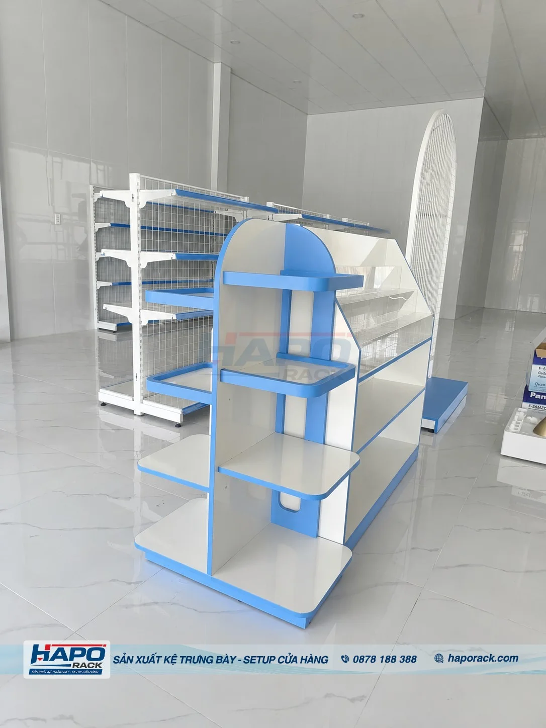 Dự Án Thi Công Kệ Trưng Bày Văn Phòng Phẩm Tại Gò Dầu, Tây Ninh Do HAPO Rack Thực Hiện