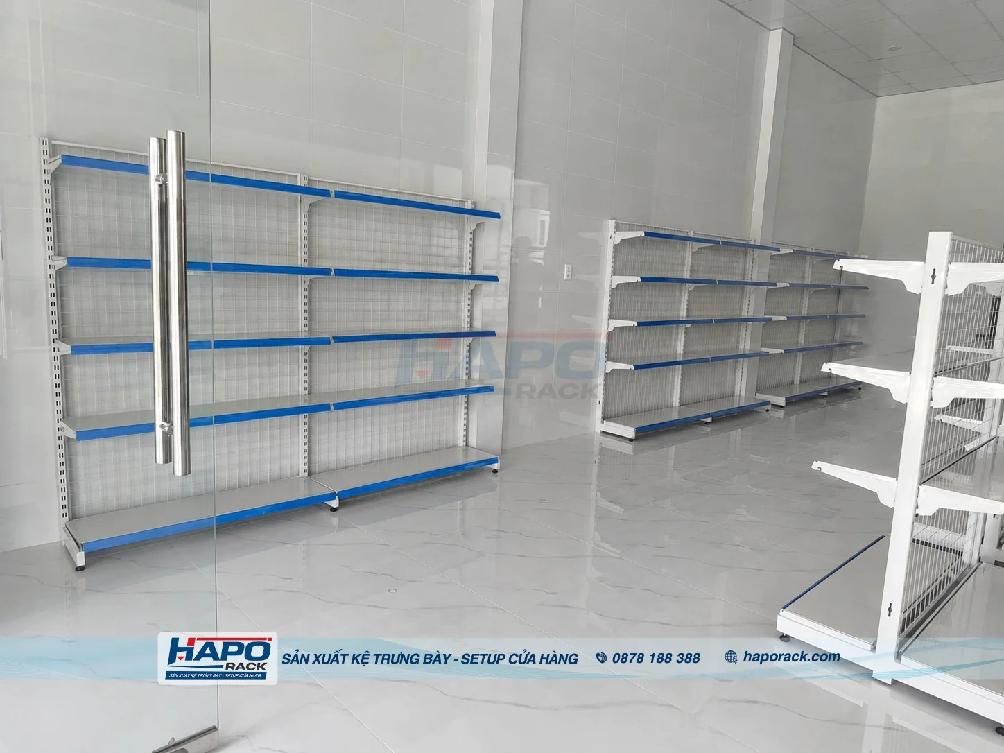 HAPO Rack Hoàn Thiện Hệ Thống Kệ Trưng Bày Văn Phòng Phẩm Tại Gò Dầu - Tây Ninh
