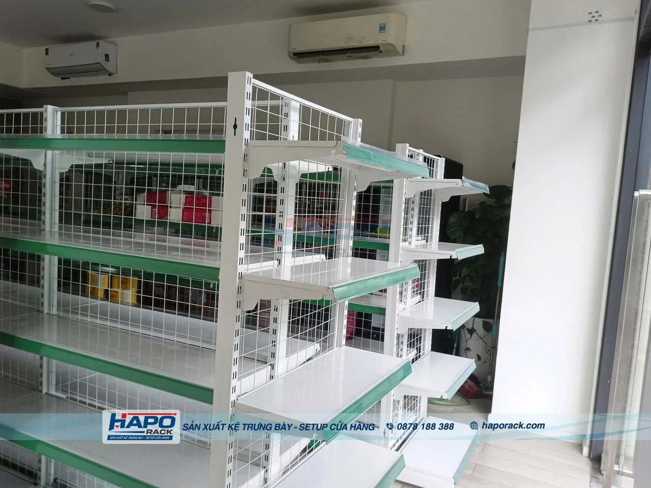Haporack Thi Công Kệ Trưng Bày Siêu Thị Mini Tại Vinhomes Grand Park - P. Long Bình