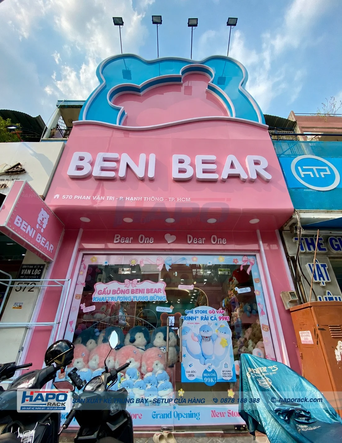 Hoàn Thiện Dự Án Setup Cửa Hàng Gấu Bông BENI BEAR Chuyên Nghiệp Tại TP.HCM