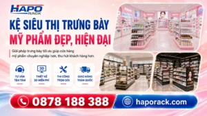 Kệ Siêu Thị Mỹ Phẩm Đẹp, Chắc Chắn, Dễ Trưng Bày