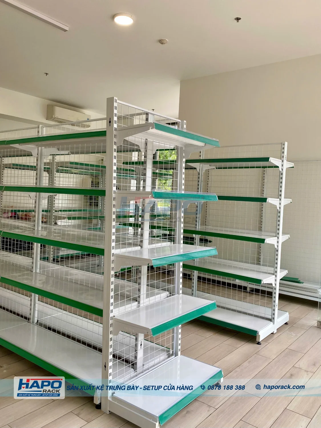 Kệ Trưng Bày Siêu Thị Mini Haporack Tại Vinhomes Grand Park, TP. Thủ Đức
