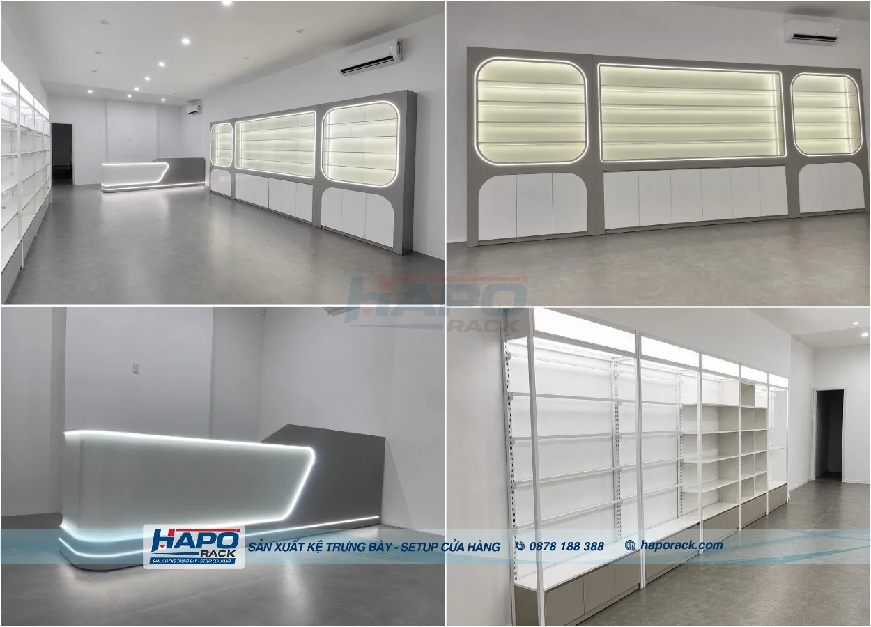 Mẫu Kệ Trưng Bày Phụ Kiện Điện Thoại Đẹp Được Ưa Chuộng Hiện Nay