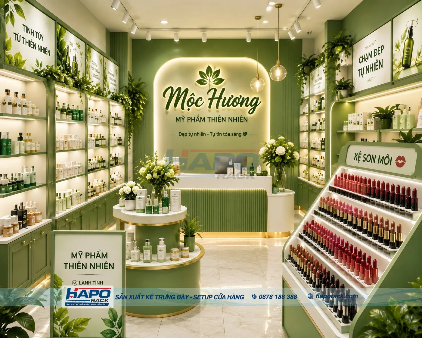 Top Mẫu Kệ Trưng Bày Son Môi Được Nhiều Shop Mỹ Phẩm Lựa Chọn