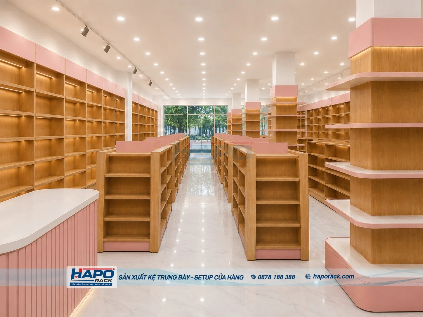 Dự Án Kệ Trưng Bày Nhà Sách Tại Tây Ninh Tối Ưu Không Gian