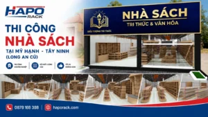 Dự Án Nhà Sách Tại Mỹ Hạnh - Tây Ninh Do HAPO Rack Thi Công