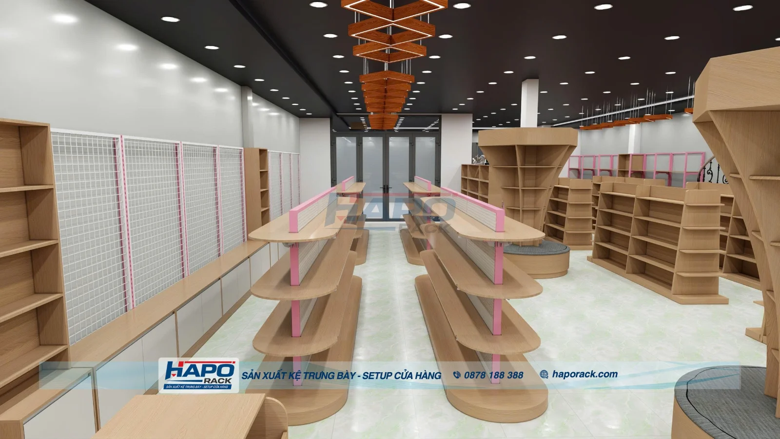 HAPO Rack Thi Công Nhà Sách Tại Mỹ Hạnh - Tây Ninh