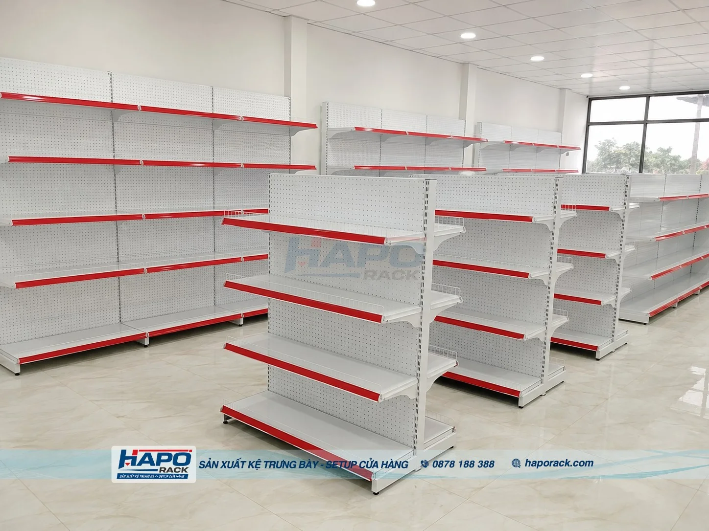 Kệ Siêu Thị Mini Cho Tạp Hóa, Minimart Đẹp, Chắc Chắn, Dễ Trưng Bày