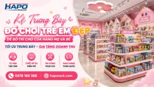 Kệ Trưng Bày Đồ Chơi Trẻ Em Dễ Bố Trí Cho Shop Mẹ Và Bé