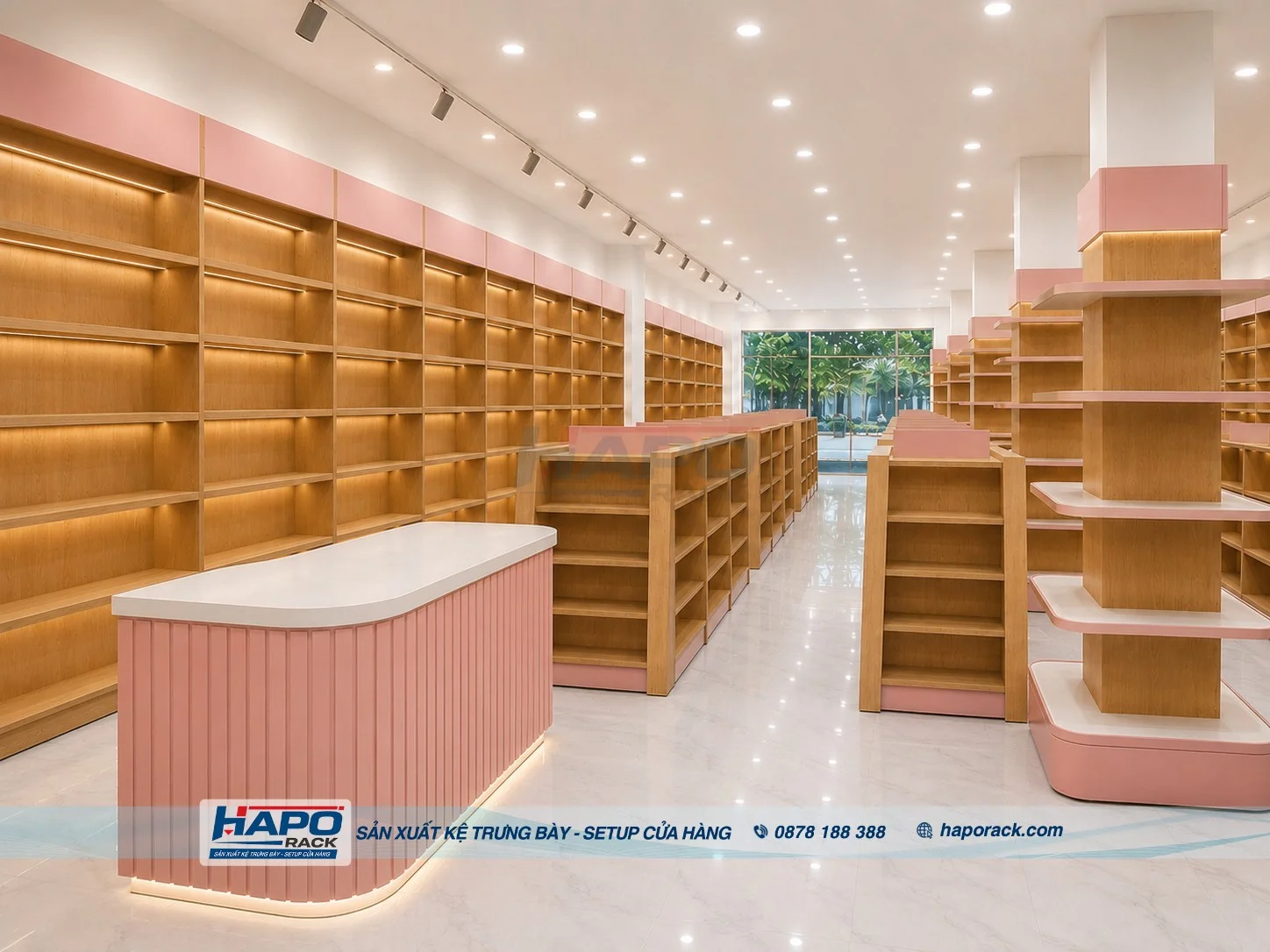 Mẫu Kệ Trưng Bày Nhà Sách Tại Tây Ninh Đẹp Và Khoa Học