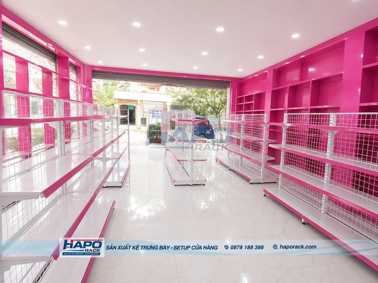 Thi Công Kệ Trưng Bày Cửa Hàng Mẹ Và Bé Tại Bến Cát - Bình Dương Đẹp, Chuyên Nghiệp