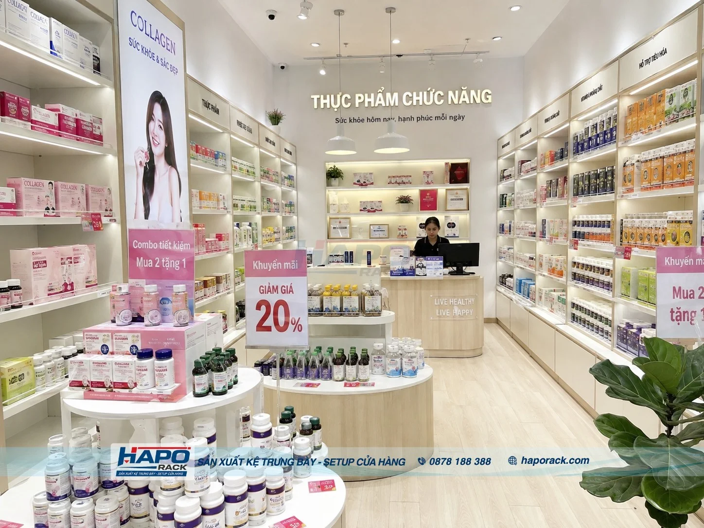 20+ Kệ Thực Phẩm Chức Năng Đẹp Dễ Bố Trí Cho Mọi Cửa Hàng