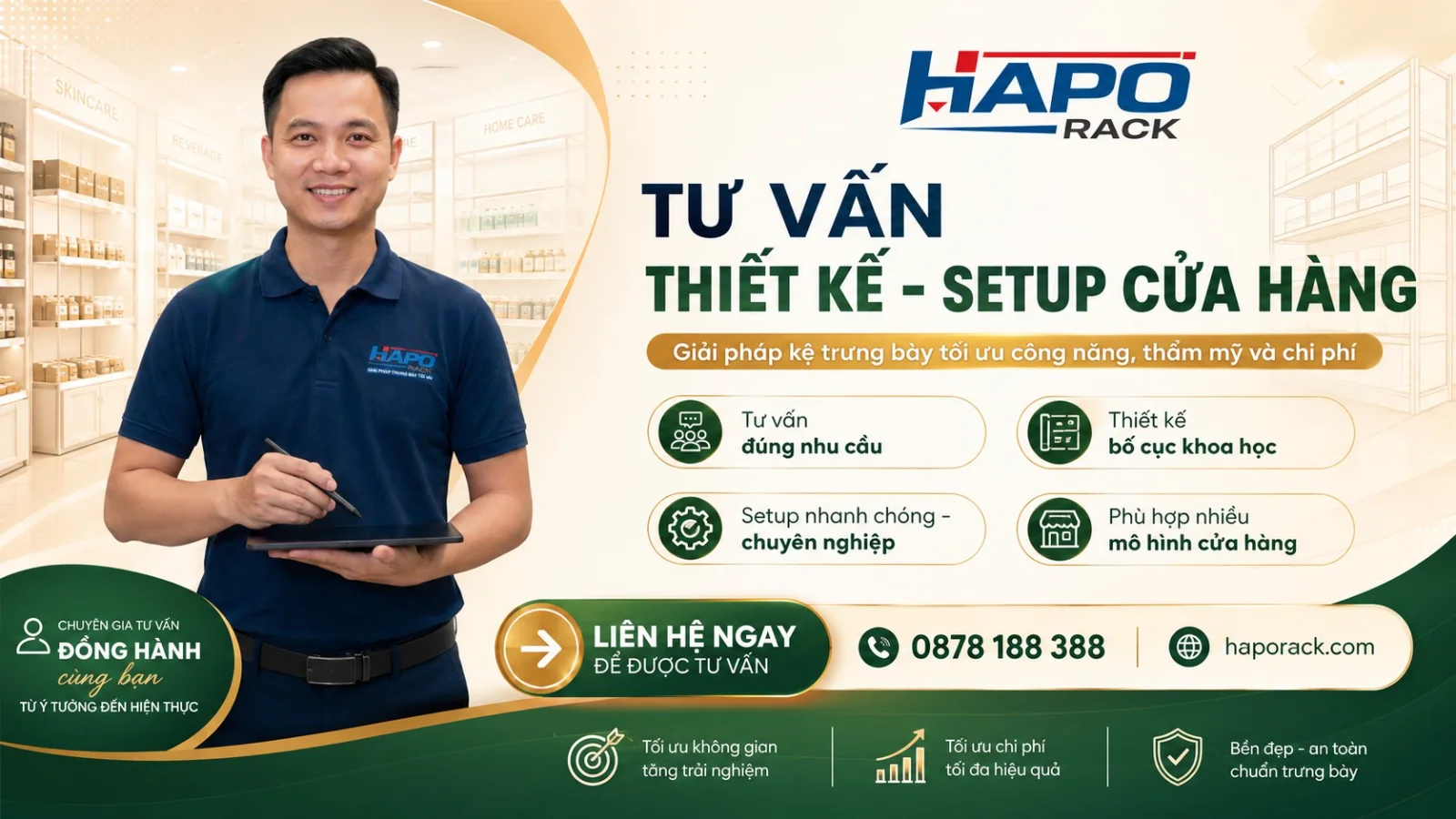 20+ Mẫu Kệ Trưng Bày Thực Phẩm Chức Năng Hiện Đại Dễ Sắp Xếp