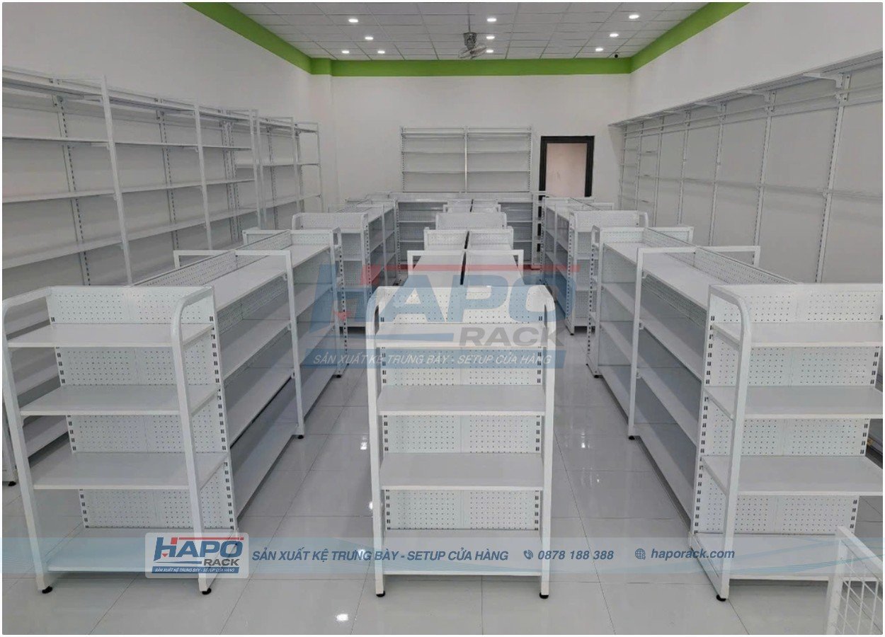Sản Xuất Kệ Siêu Thị Phường Phú Lâm TP.HCM – Đa Dạng Mẫu Kệ Trưng Bày