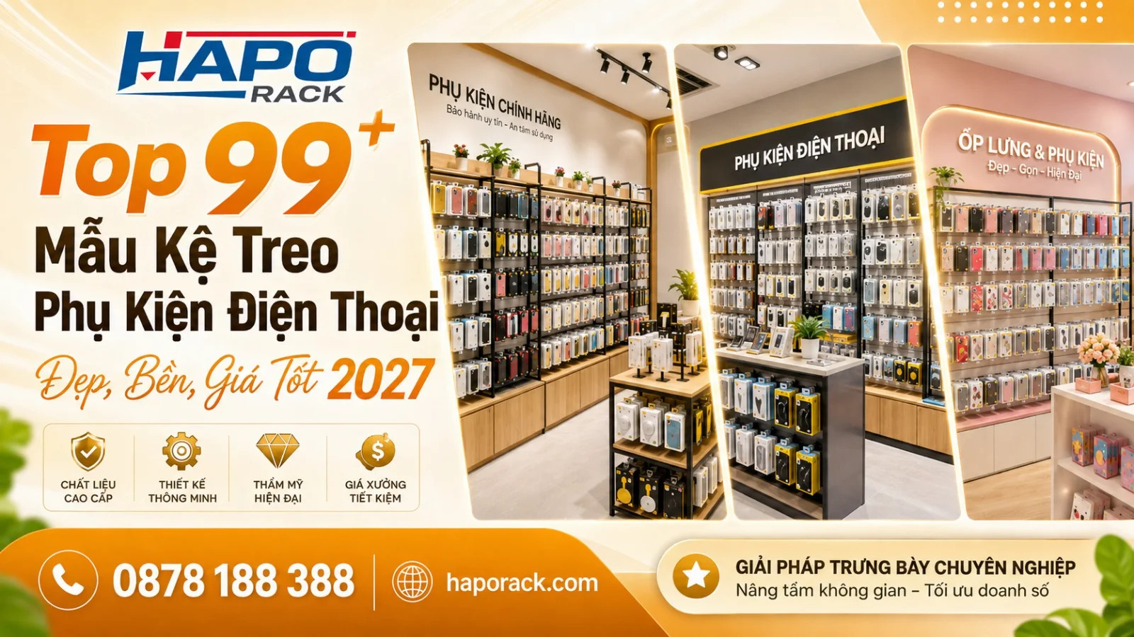 99+ Mẫu Kệ Treo Phụ Kiện Điện Thoại Đẹp, Giá Rẻ Năm 2027