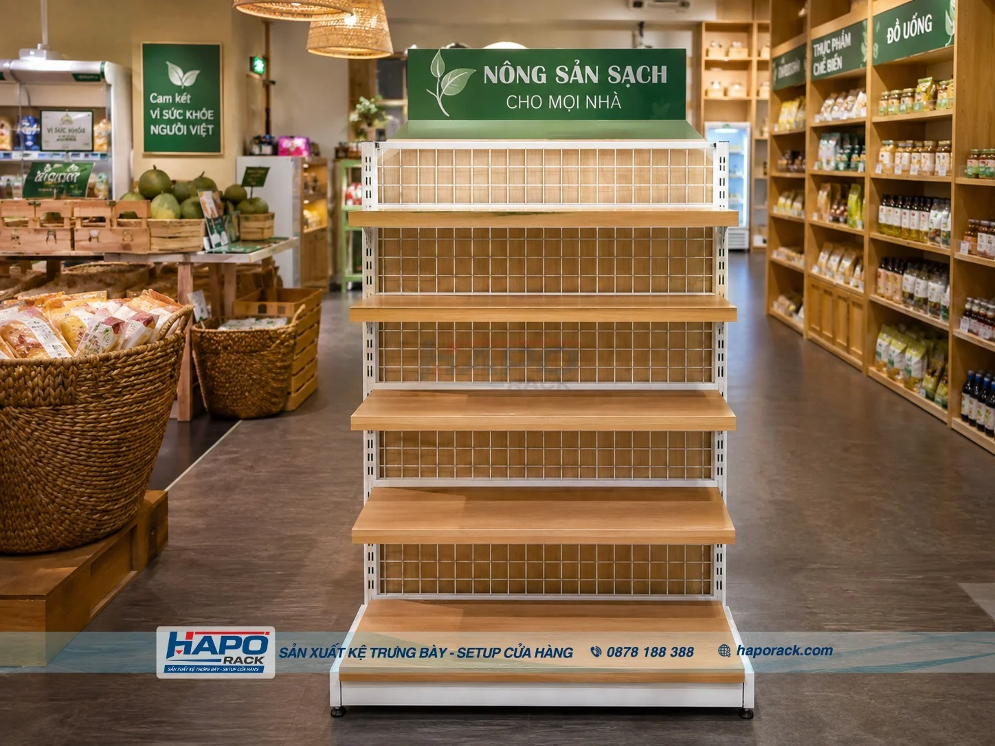 Đầu Kệ Siêu Thị – Giải Pháp Trưng Bày Gọn Đẹp, Tạo Điểm Nhấn Cho Gian Hàng